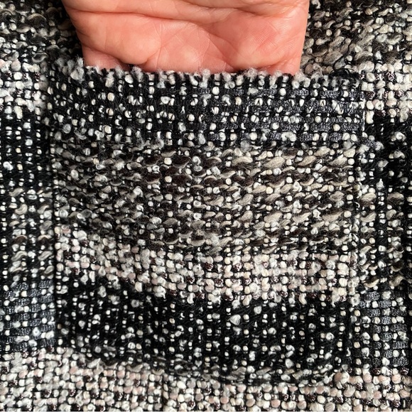 🖤 GERRY WEBER BLACK GREY TWEED WOOL BLEND JACKET! - Picture 10 of 14